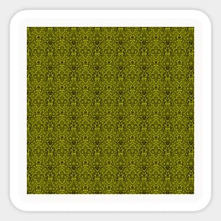 Skull and Crossbones Neck Gator Yellow Crossbones Pattern Sticker